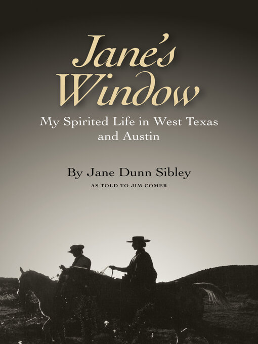 Cover image for Jane's Window